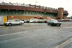 Outside Old Trafford, 1992