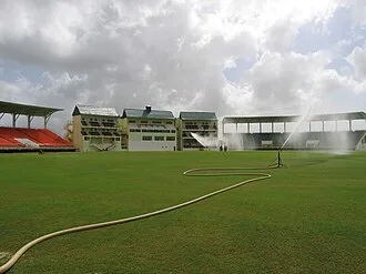 Ground level looking out over the Pitch