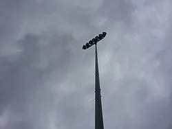 Despite hosting over 30 day/night matches, the floodlights were not considered fit for ICC Standards, until upgrading in 2016.