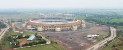 Shaheed Veer Narayan Singh International Cricket stadium Raipur Drone view.