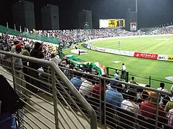 Pakistan playing against India at Abu Dhabi