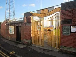 The Gorse Lane Gates into St Helen's