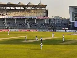 During the second day of the test between Bangladesh and New Zealand in 2023