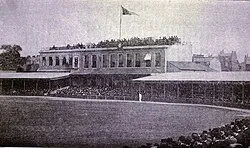 The pavilion end in 1891