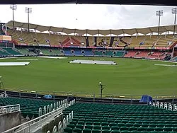 Greenfield stadium just before the Twenty20 International cricket match between India and New Zealand on 7 November 2017