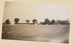 Photo taken during a domestic match at the WACA Ground in 1951.