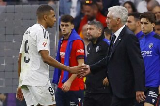 Ancelotti places his trust in the 'gloomy and disappointed' Mbappé