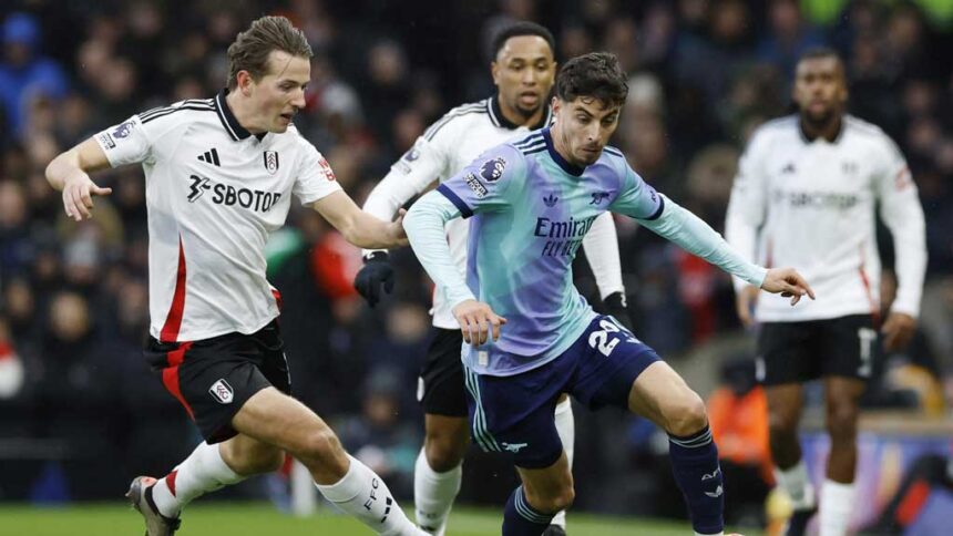 Arsenal stumble at Fulham's home ground