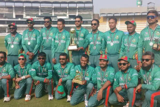 Bangladesh finishes as runners-up in the Blind Cricket World Cup