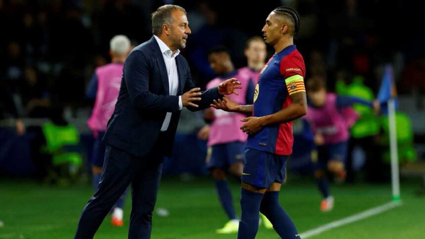 Barcelona coach wants Raphinha in every match