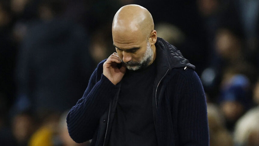 Guardiola blames himself for City's poor performance