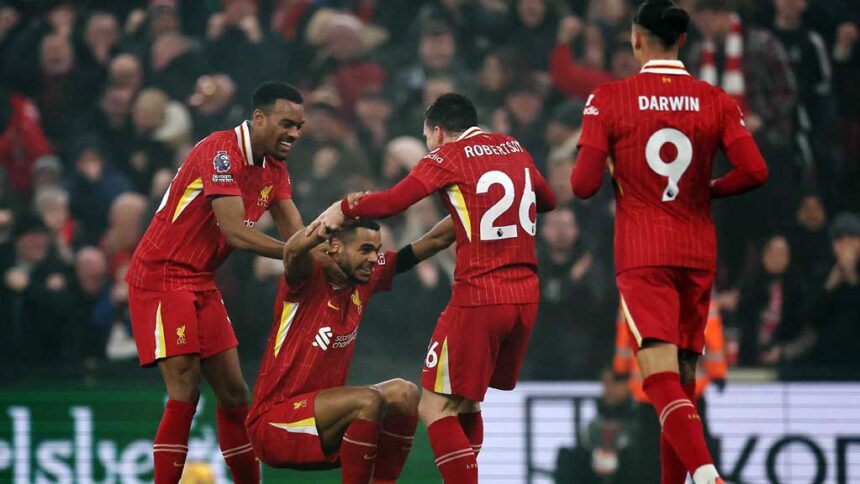 Liverpool grows lead to 7 points with victory over Leicester