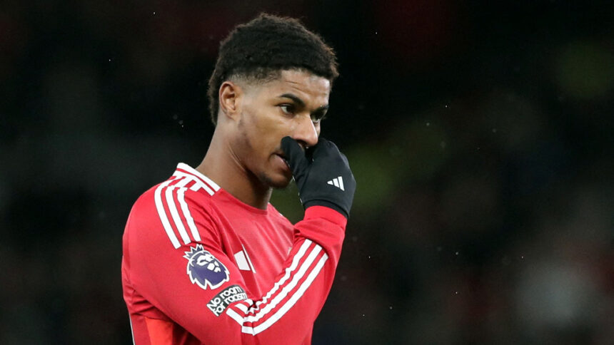 Man United coach reveals why Rashford was dropped