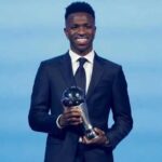 Vinícius wins FIFA Best Player Award, beating Messi and others