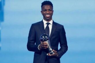 Vinícius wins FIFA Best Player Award, beating Messi and others