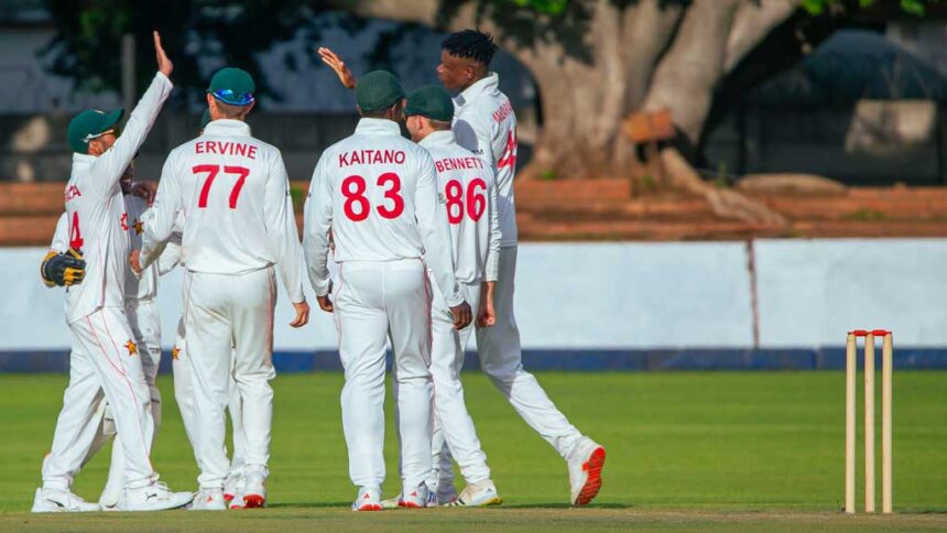 Afghanistan in trouble after Zimbabwe takes the lead