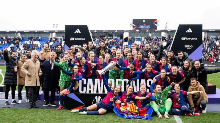 Barca women beat Real Madrid 5-0 to win Super Cup