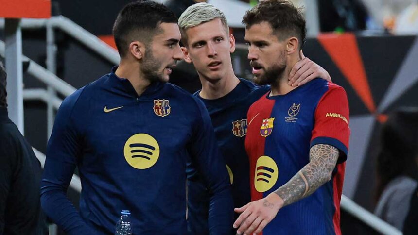 Barcelona defender ruled out ‘for five weeks