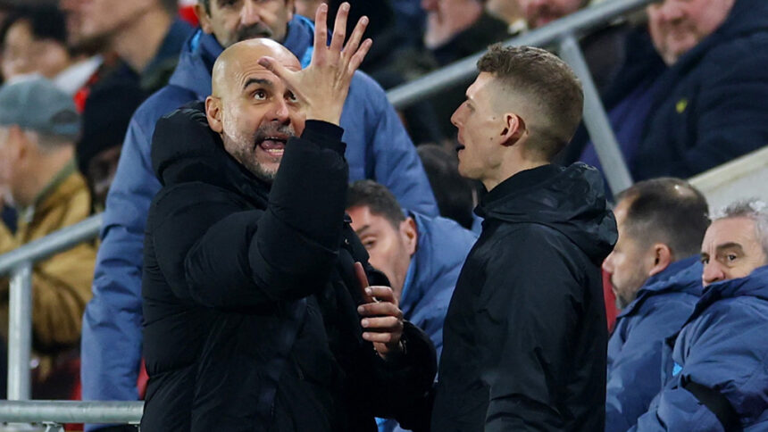 Man City coach frustrated over dropped points again