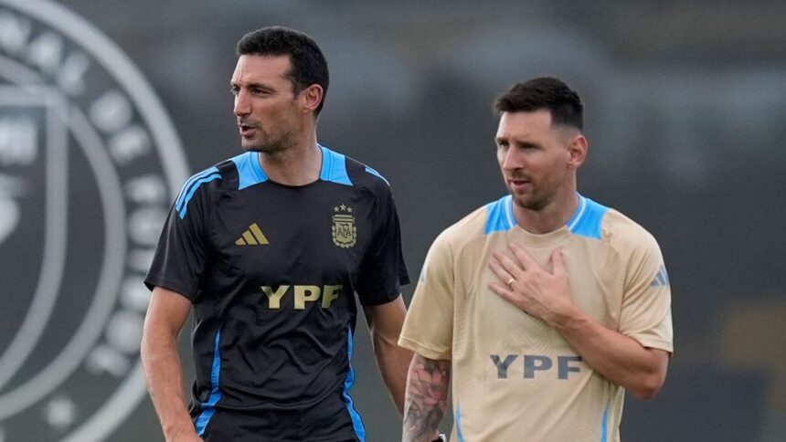 Messi focused on 2026 World Cup, says Scaloni