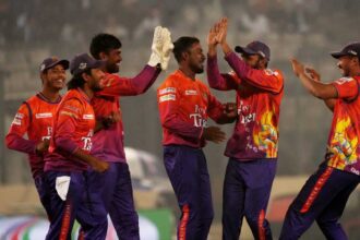 Rajshahi defeats Rangpur with local player squad