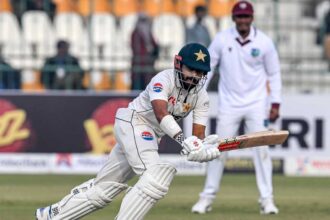 Shakil, Rizwan hit fifties amid fog and low light