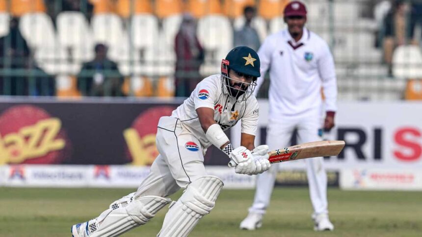 Shakil, Rizwan hit fifties amid fog and low light