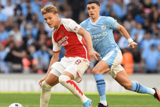 Arsenal vs. Man City rivalry is expected, says Odegaard