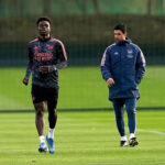 Bukayo Saka returns to light training after injury