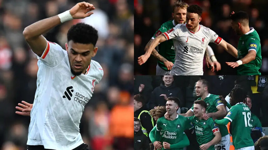 Liverpool’s FA Cup run ends with Plymouth defeat