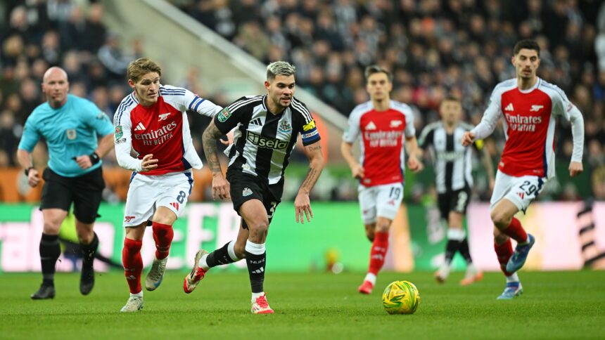 Newcastle defeat Arsenal again to reach the final