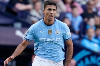 Rodri included in City's squad for Real Madrid game