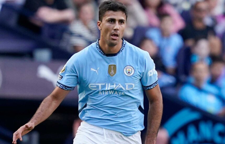 Rodri included in City's squad for Real Madrid game