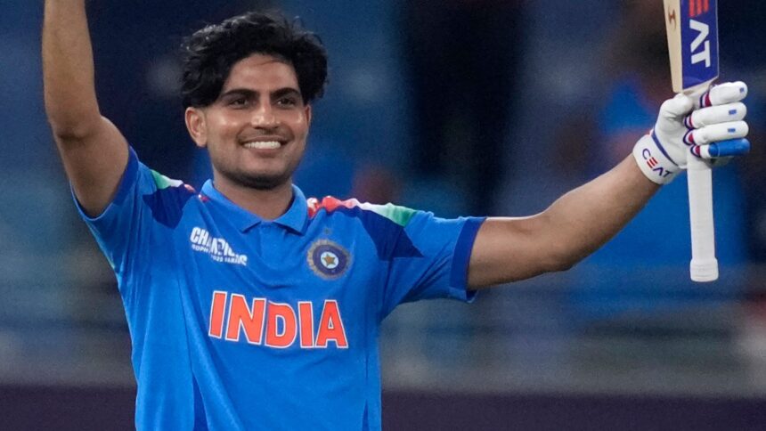 Shubman Gill dominates India’s batting lineup