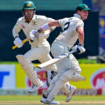 Smith and Carey's centuries lead Australia