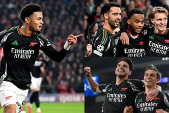 Arsenal crush PSV 7-1 to make UCL history in 1st Leg