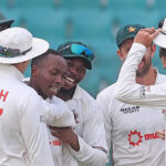 Bangladesh's batting collapses late in the day