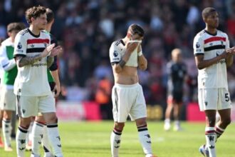 Last minute goal saves Manchester United