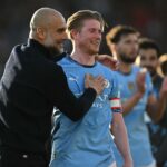 Guardiola uncomfortable as De Bruyne says goodbye