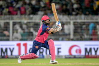 Riyan Parag hits six sixes in a row in IPL