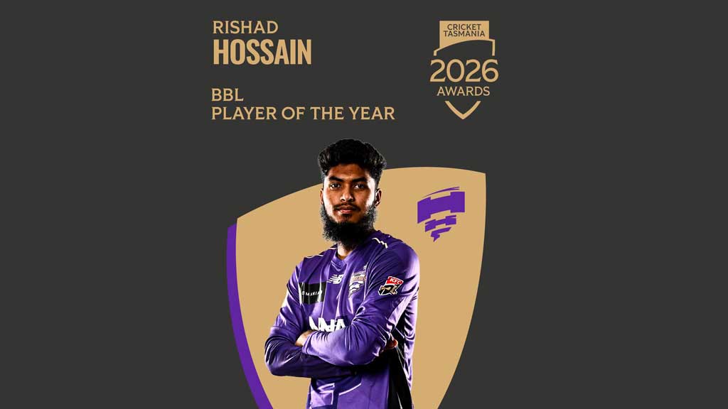 অস্ট্রেলিয়ার মাঠে রিশাদের জয়গান হারিকেন্সের বর্ষসেরা