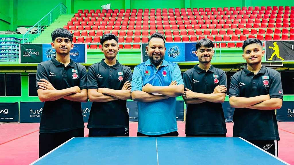 শ্রীলঙ্কাকে হারিয়ে সাউথ এশিয়ান টেবিল টেনিসে বাংলাদেশের সোনা জয়