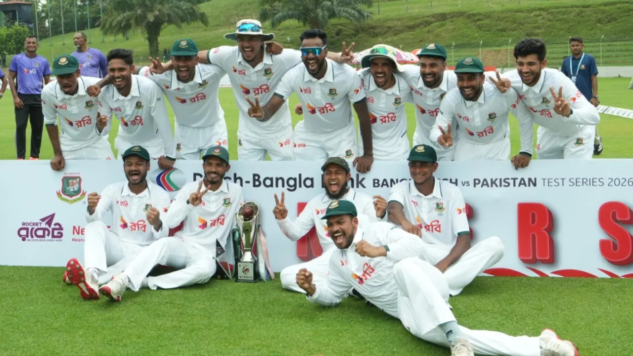 পাকিস্তানকে হারিয়ে র‍্যাঙ্কিংয়ে সাতে উঠল বাংলাদেশ